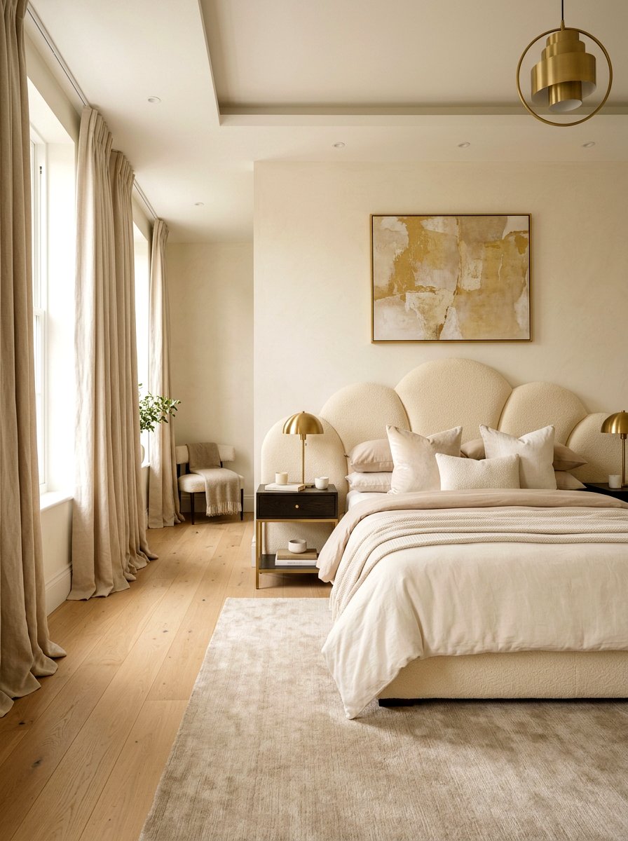 Cream cloud bed decor - 30 cloud bed bedroom ideas