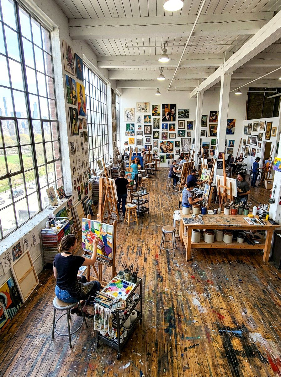 Creative Art Studio - 30 office shed ideas