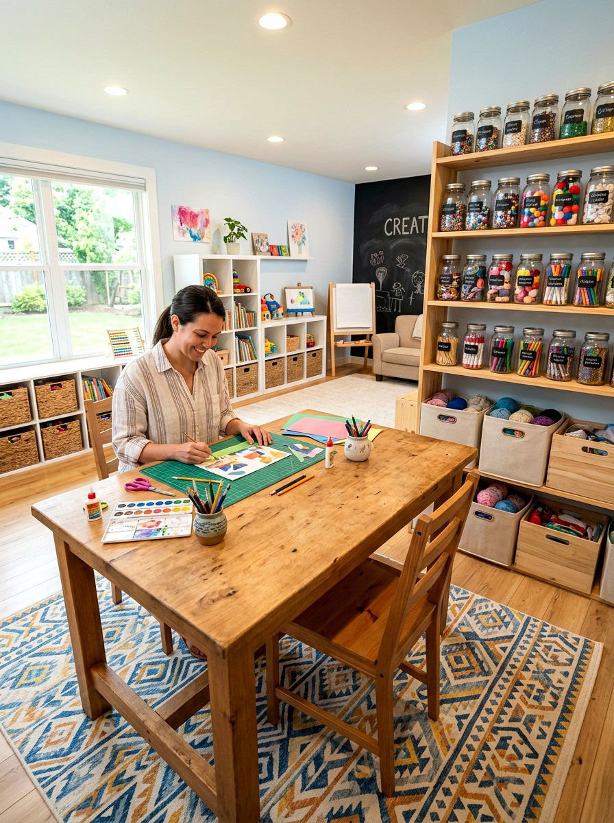 Creative Craft Corner - 30 toy library playroom ideas