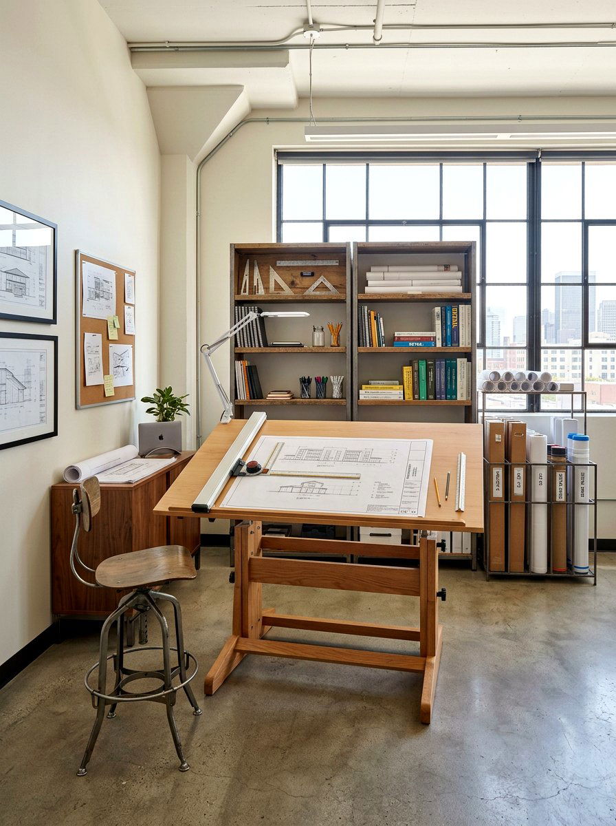 Creative Drafting Studio - 30 offline home office ideas