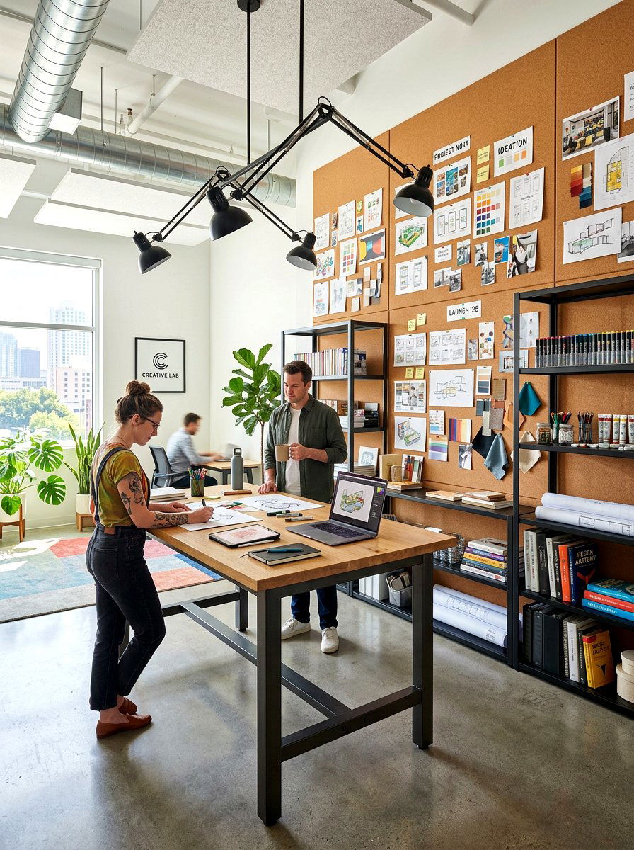 Creative Studio Office - 30 masculine office ideas