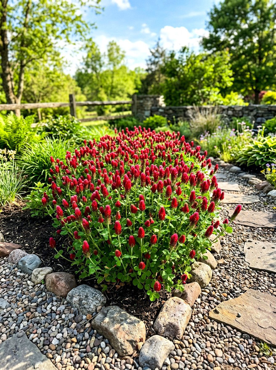 Crimson Clover Feature - 30 clover backyard ideas