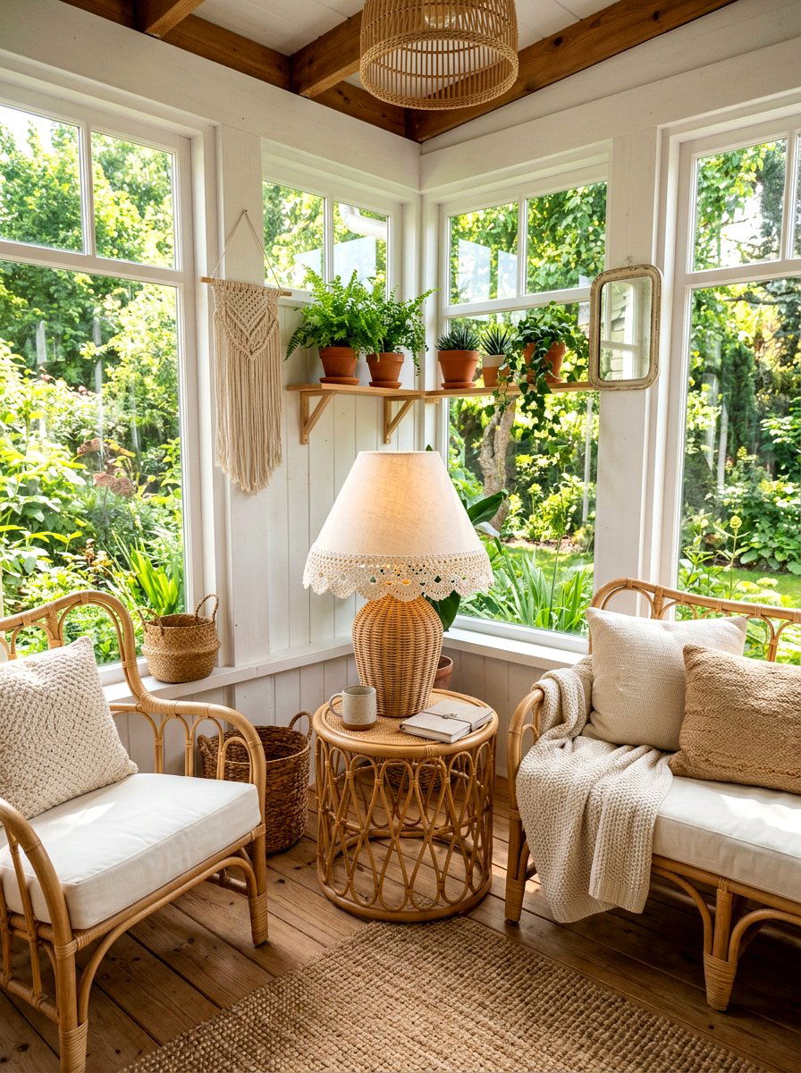 Crochet Edge Lampshade - 30 frilly lampshade ideas