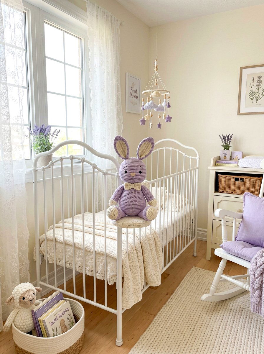 Crochet Stuffed Bunny - 30 heirloom toy nursery ideas