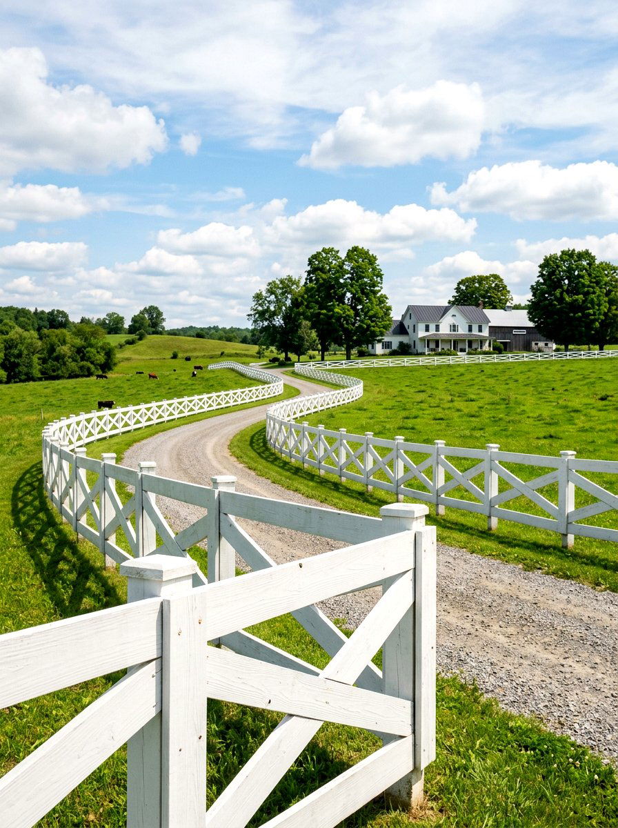 Crossbuck Fence - 30 rustic fence ideas