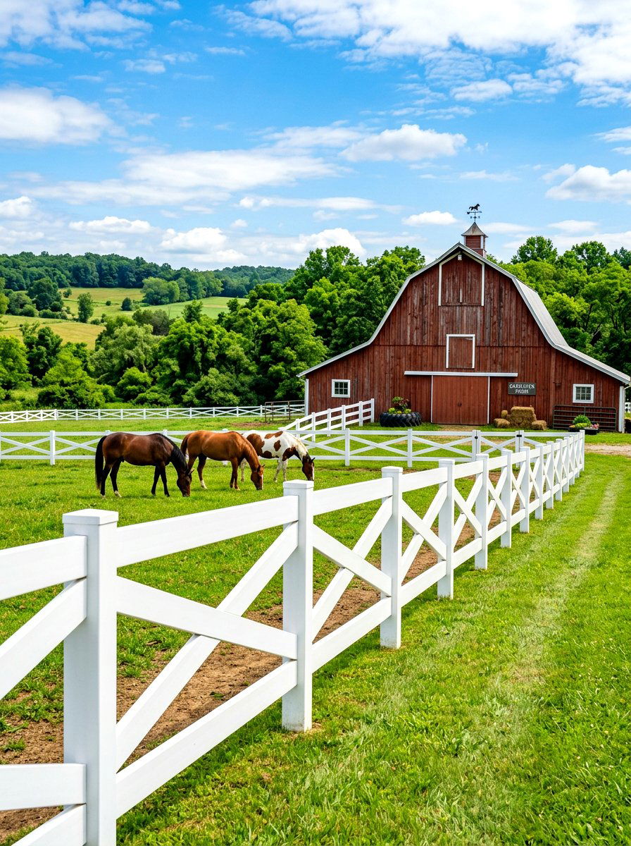 Crossbuck vinyl fence - 30 vinyl fence ideas
