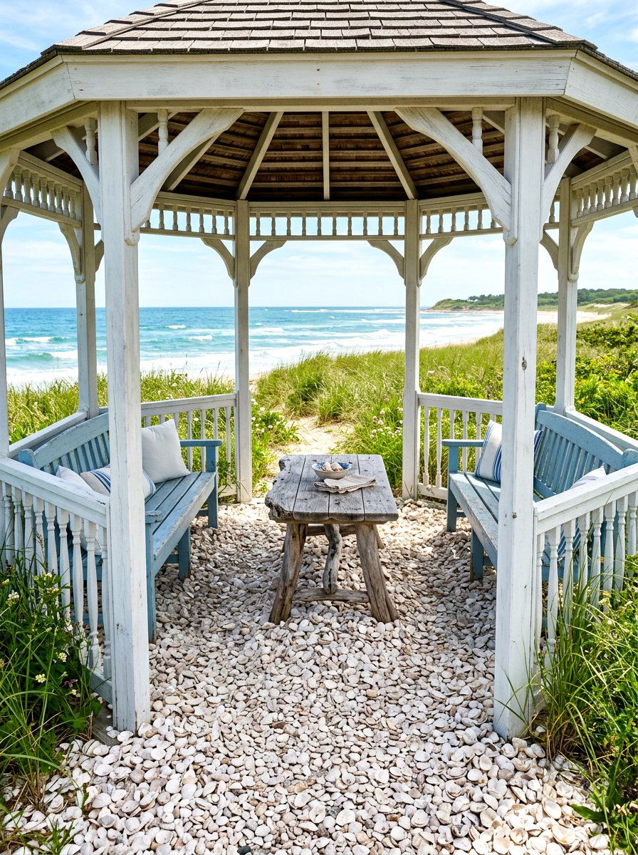 Crushed Shell Gazebo Floor - 30 gazebo floor ideas