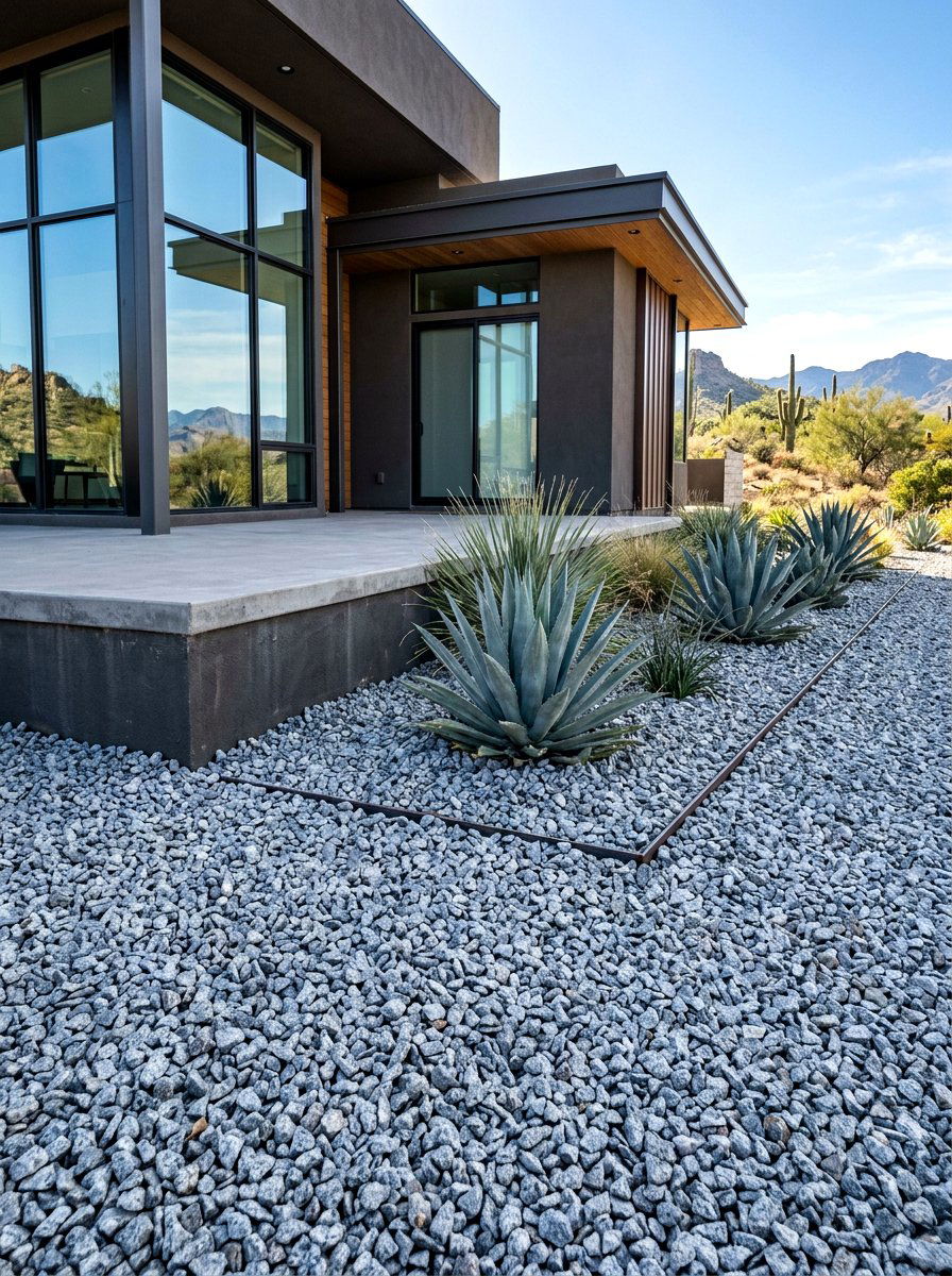 Crushed Stone Ground Cover - 30 decorative stone ideas