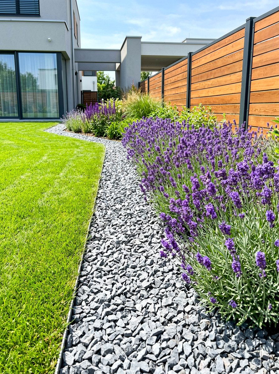 Crushed Stone Mulch - 30 flower bed mulch ideas