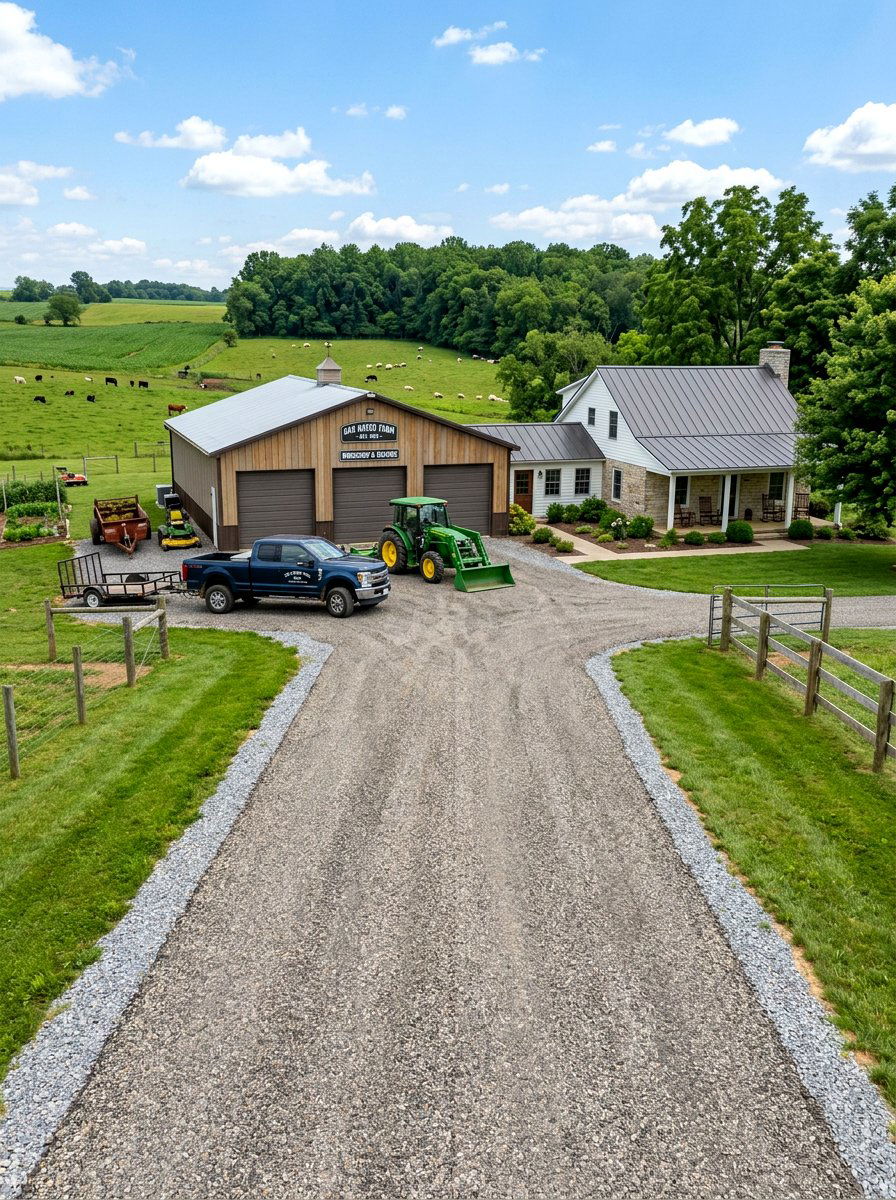 Crusher Run Driveway - 30 gravel driveway ideas