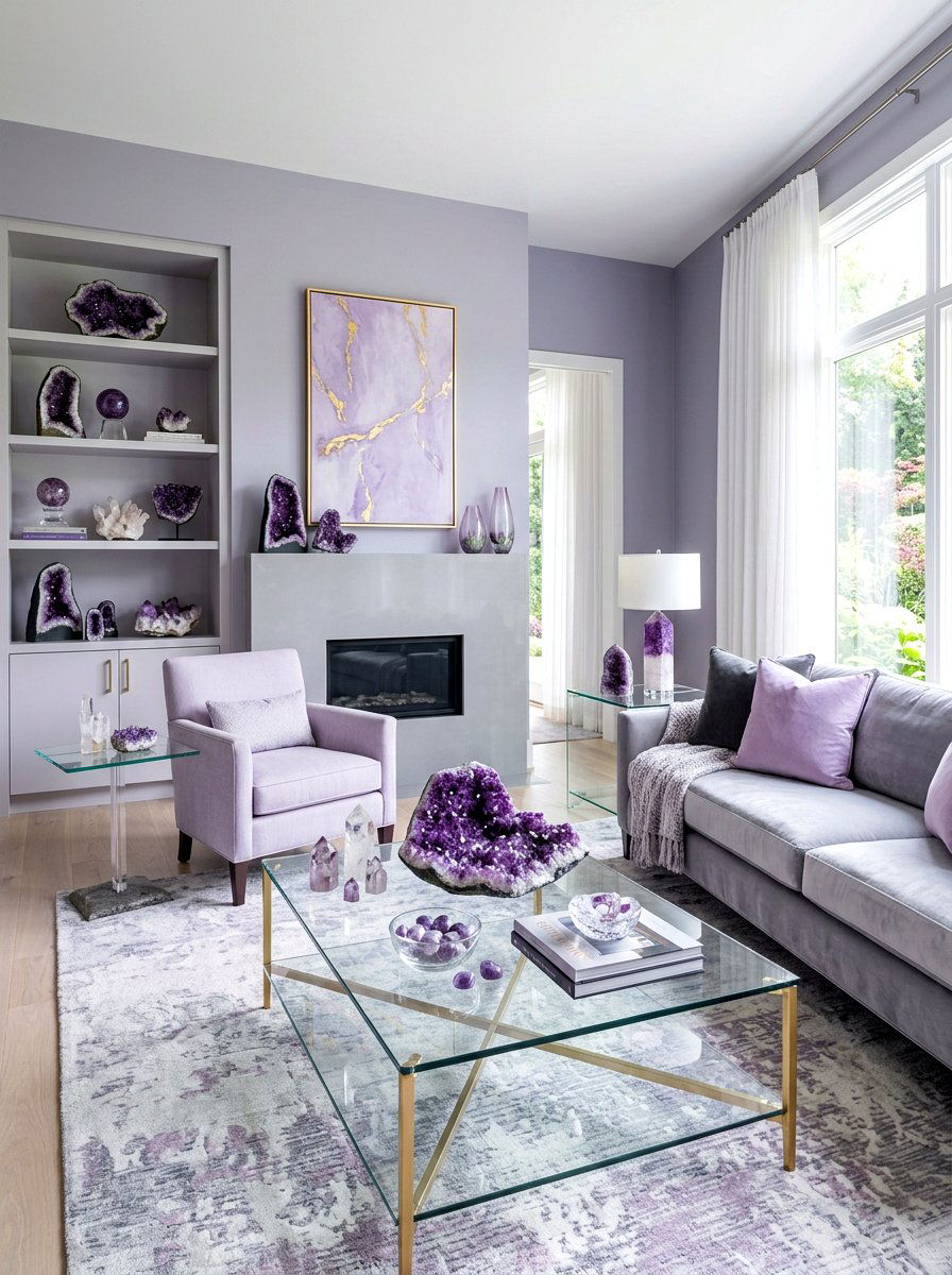 Crystal Home Decor - 30 extra celestial living room ideas