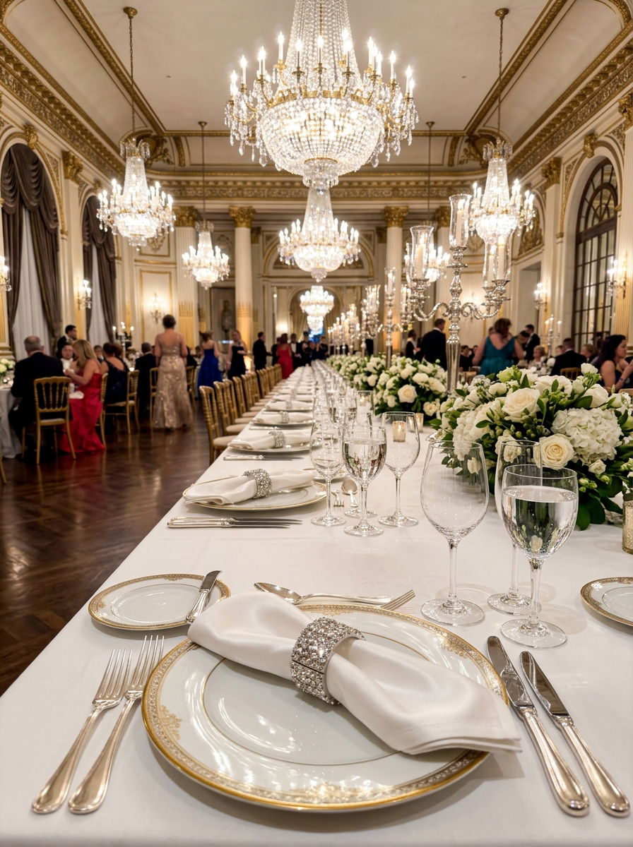 Crystal Napkin Ring - 30 napkin ring ideas