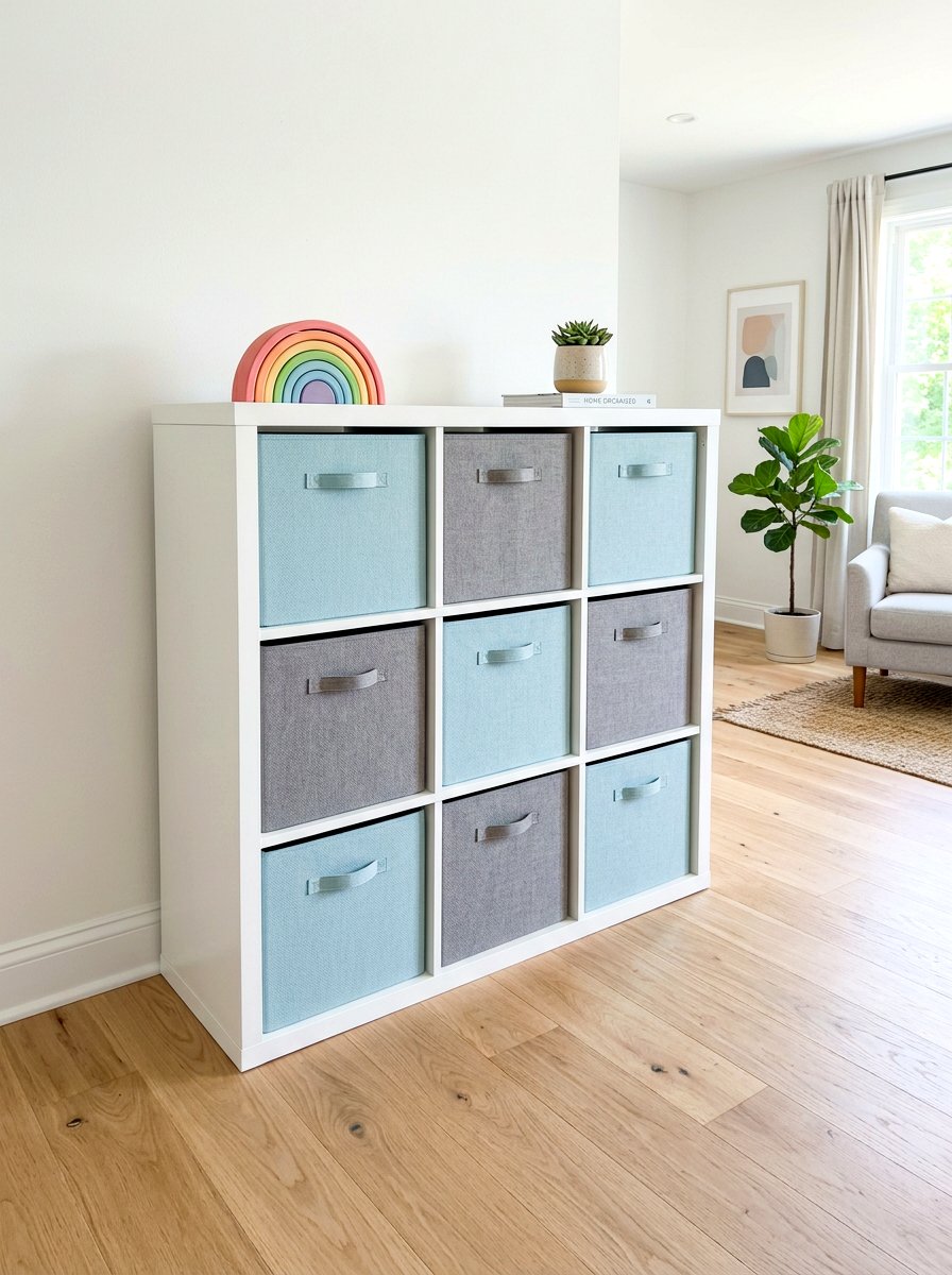 Cube Storage Bin - 30 nursery storage ideas