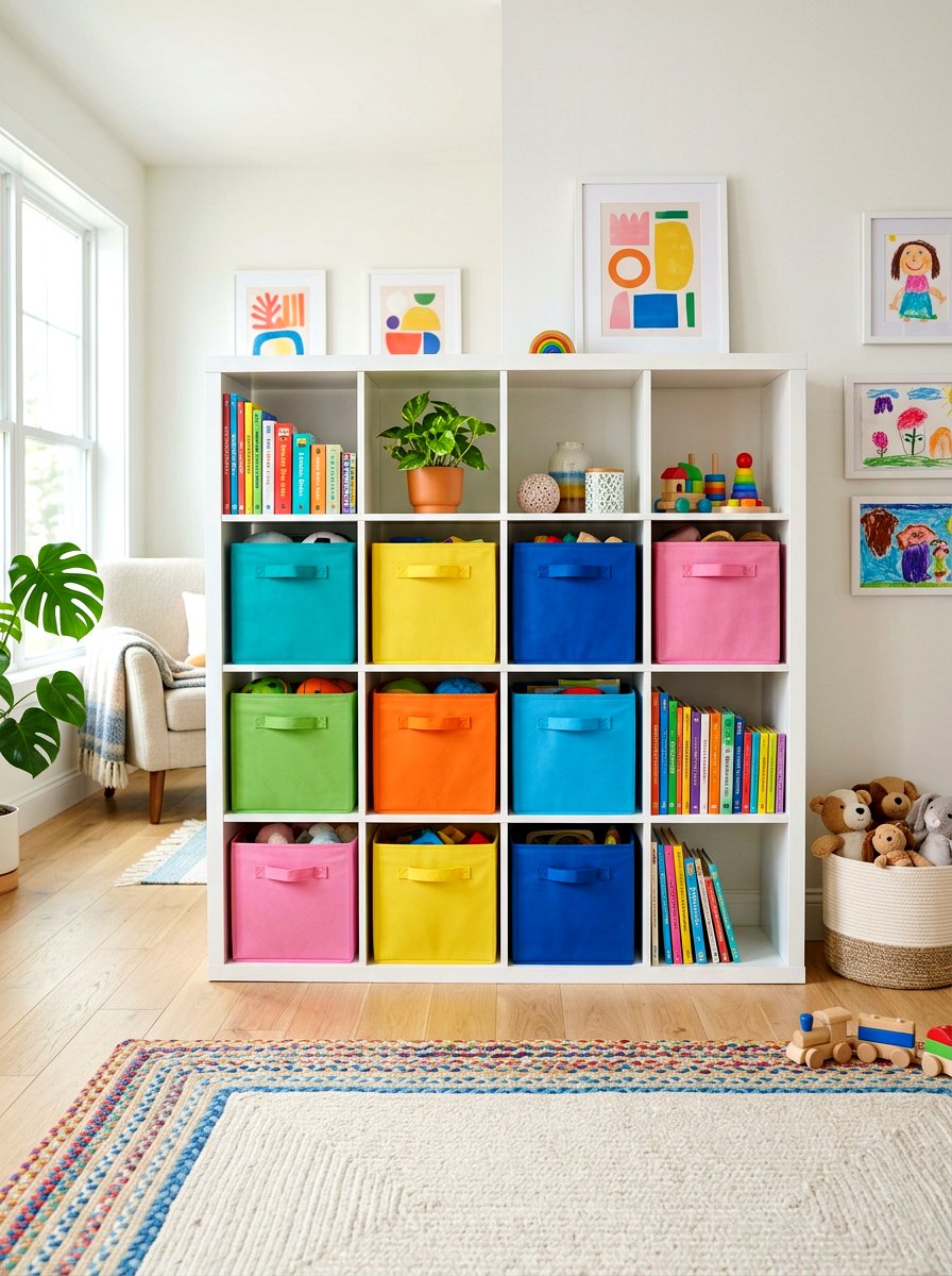 Cube Storage Shelves - 30 sewing storage ideas