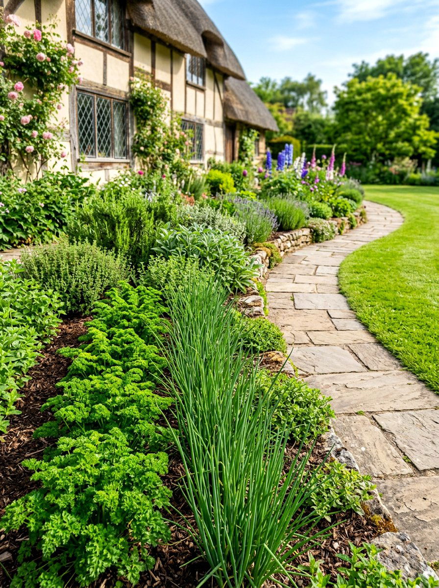 Culinary Border Garden - 30 herb rich backyard ideas
