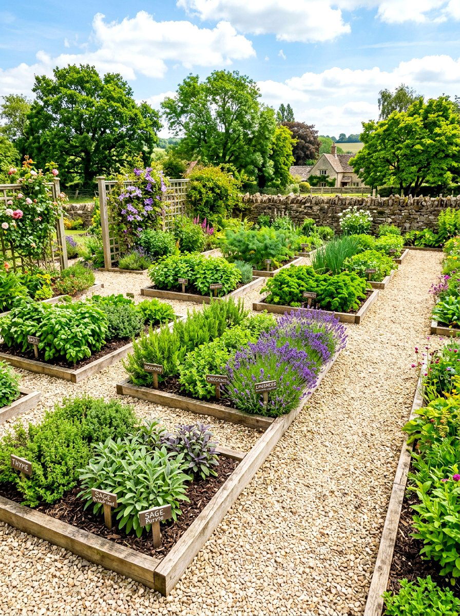 Culinary Herb Garden Layout - 30 pizza garden ideas