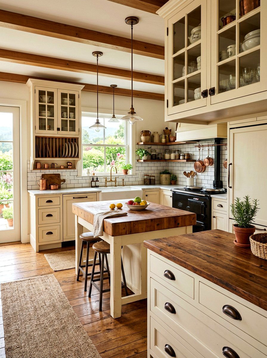 Cup Pulls and Cabinet Latches - 30 kitchen hardware mix ideas