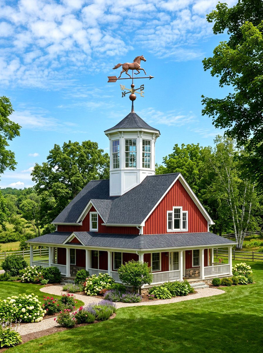 Cupola Roof Home - 30 barn style home ideas
