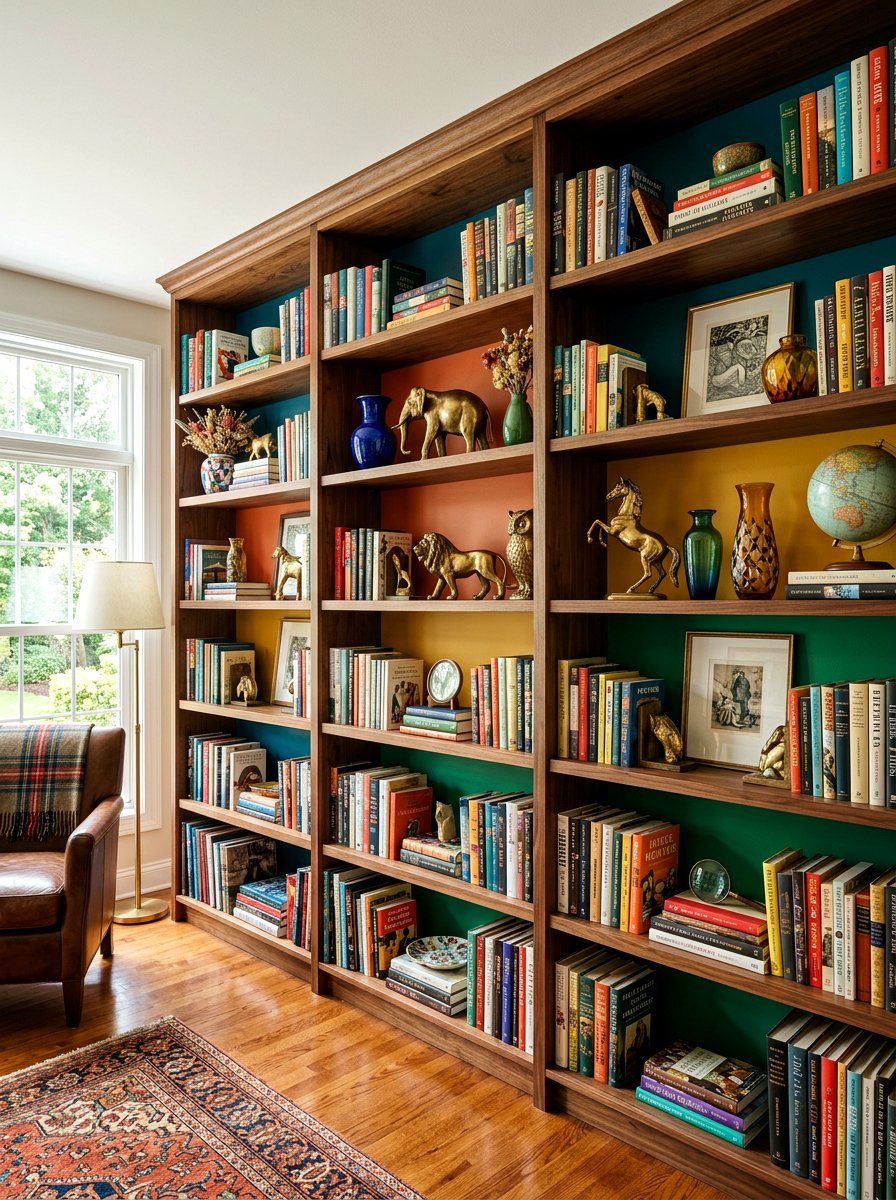 Curated Bookshelf Styling - 30 maximalist decor ideas