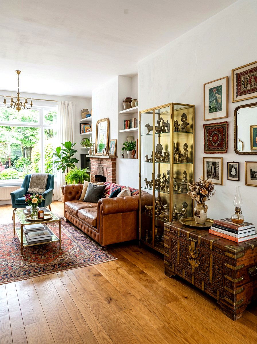 Curated Eclectic Living Room - 30 eclectic living room ideas