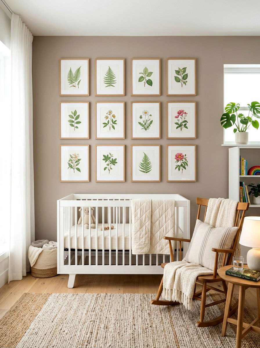 Curated Gallery Nursery - 30 quiet luxury nursery ideas