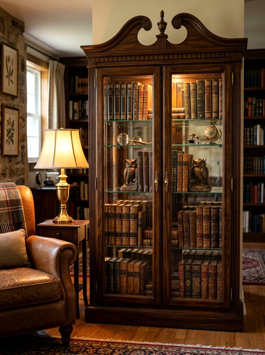 Curio Cabinet For Books - 30 curio cabinet styling ideas