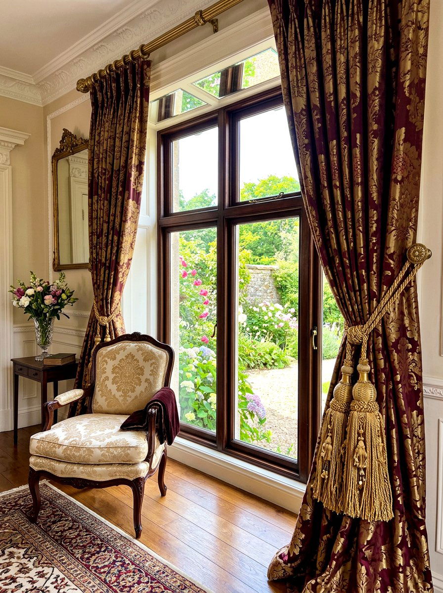Curtain Tassels - 30 old money apartment decor ideas