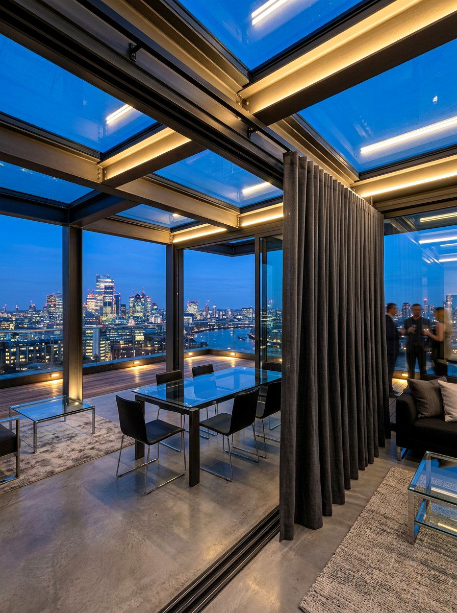 Curtained Private Dining Pergola - 30 patio pergola dining ideas