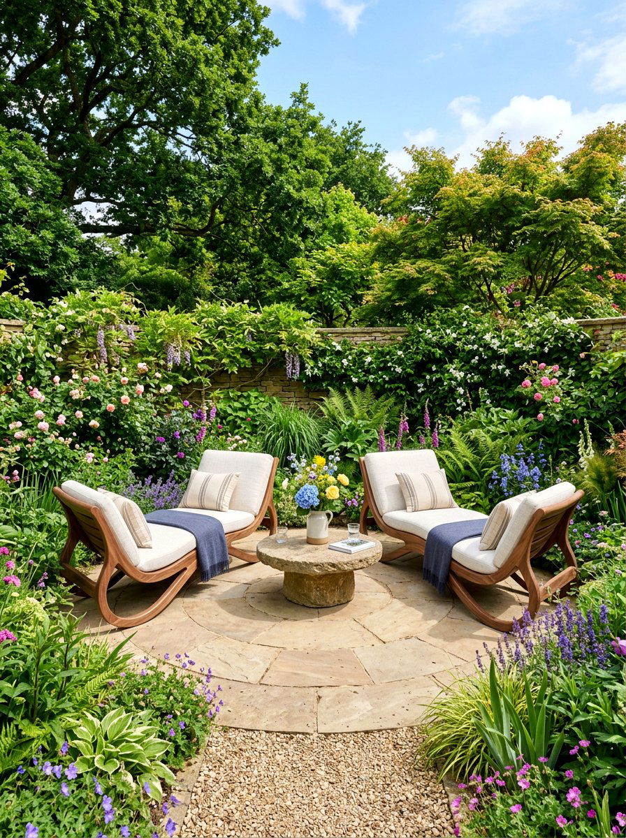 Curved Chaise Pair - 30 chaise pair patio ideas
