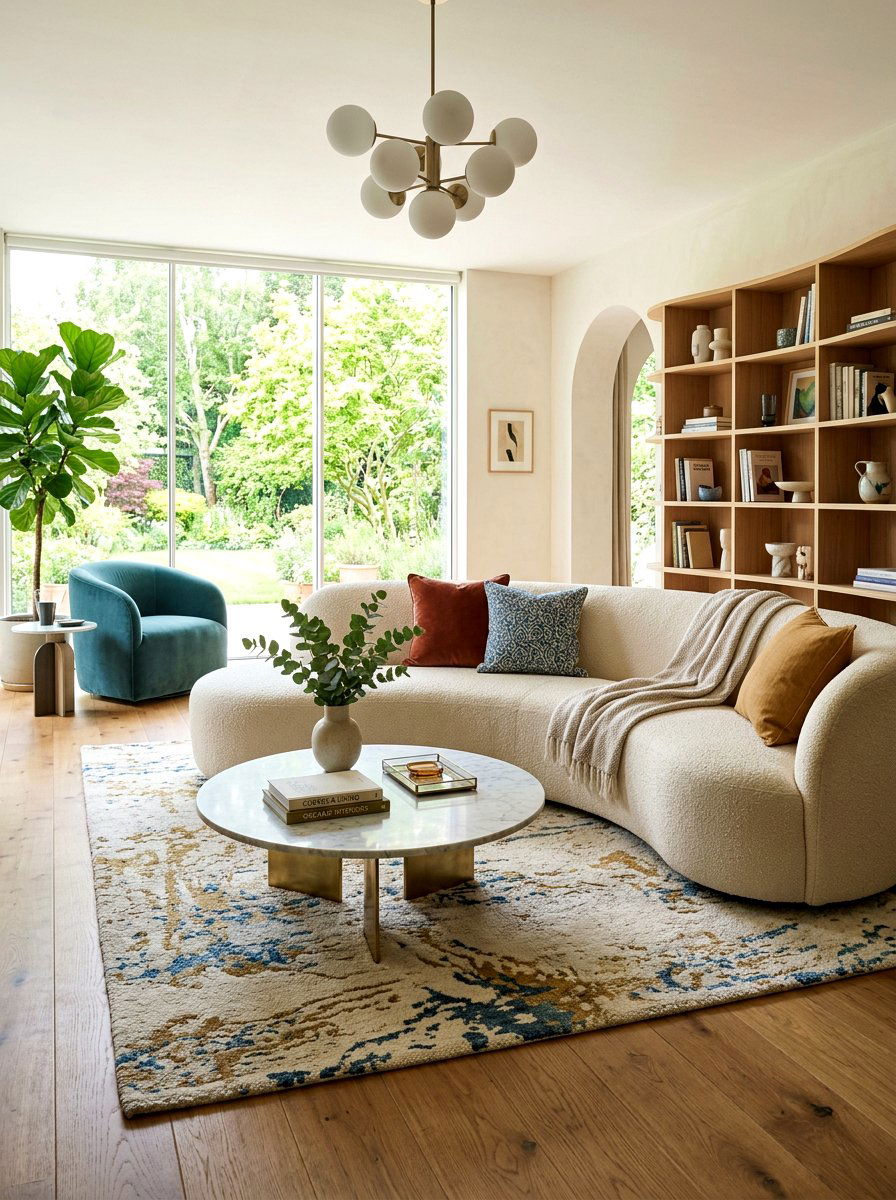 Curved Furniture Silhouettes - 30 transitional decor ideas