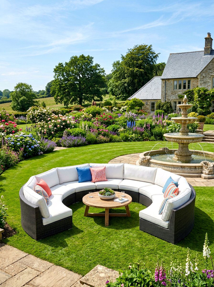 Curved Outdoor Sectional Sofa - 30 modular outdoor seating ideas