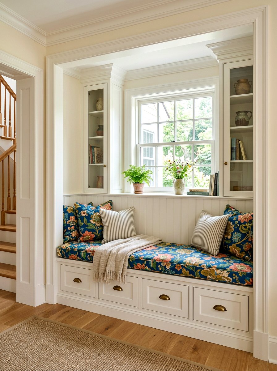 Custom Built In Storage Bench - 30 banquette storage drawers ideas