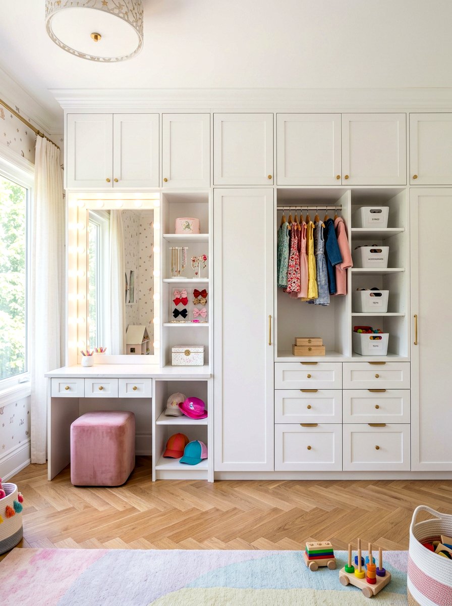Custom Built In Wardrobe - 30 dress up station ideas