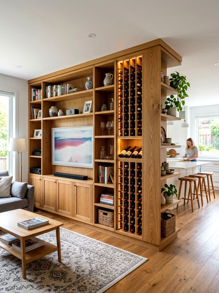 Custom Carpentry Zones - 30 open plan with cozy zones ideas