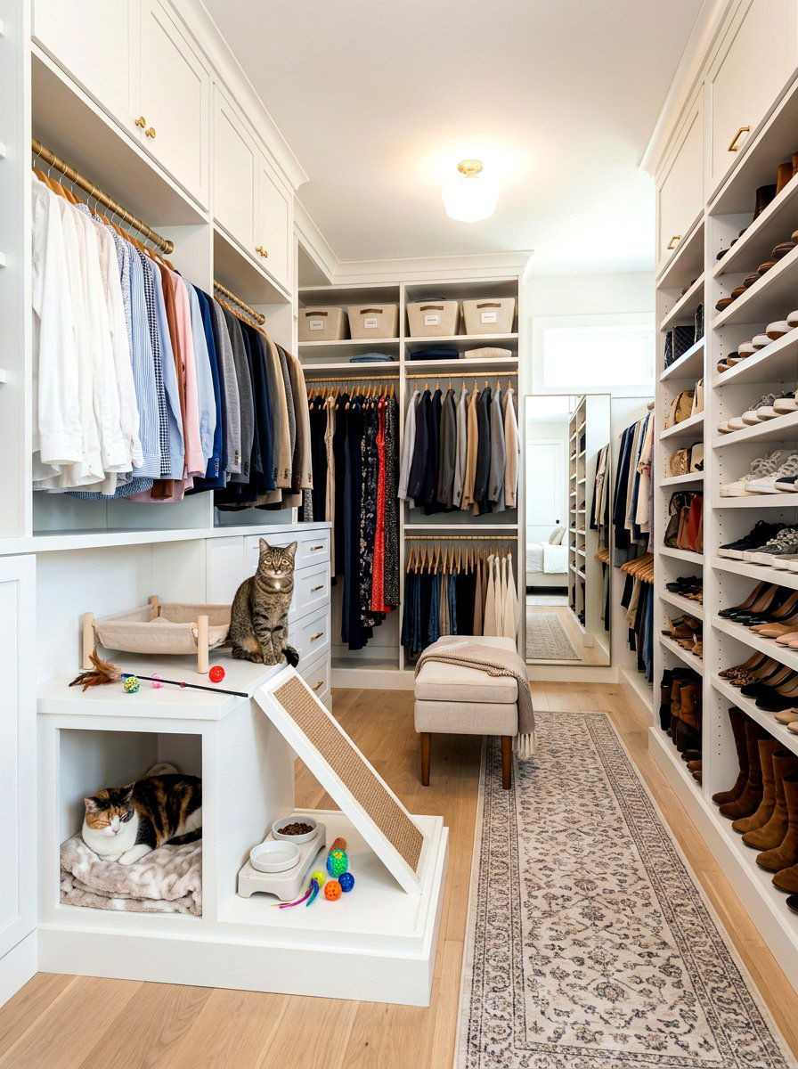 Custom Closet Organizer Cat Zone - 30 hidden litter area ideas aesthetic