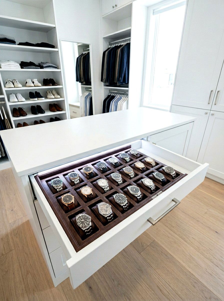Custom Drawer Insert - 30 watch storage ideas