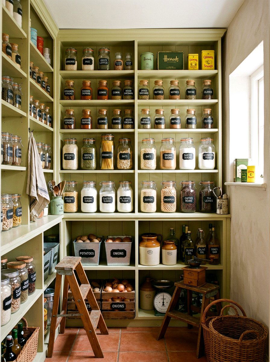 Custom Embossed Pantry Label - 30 label system pantry ideas