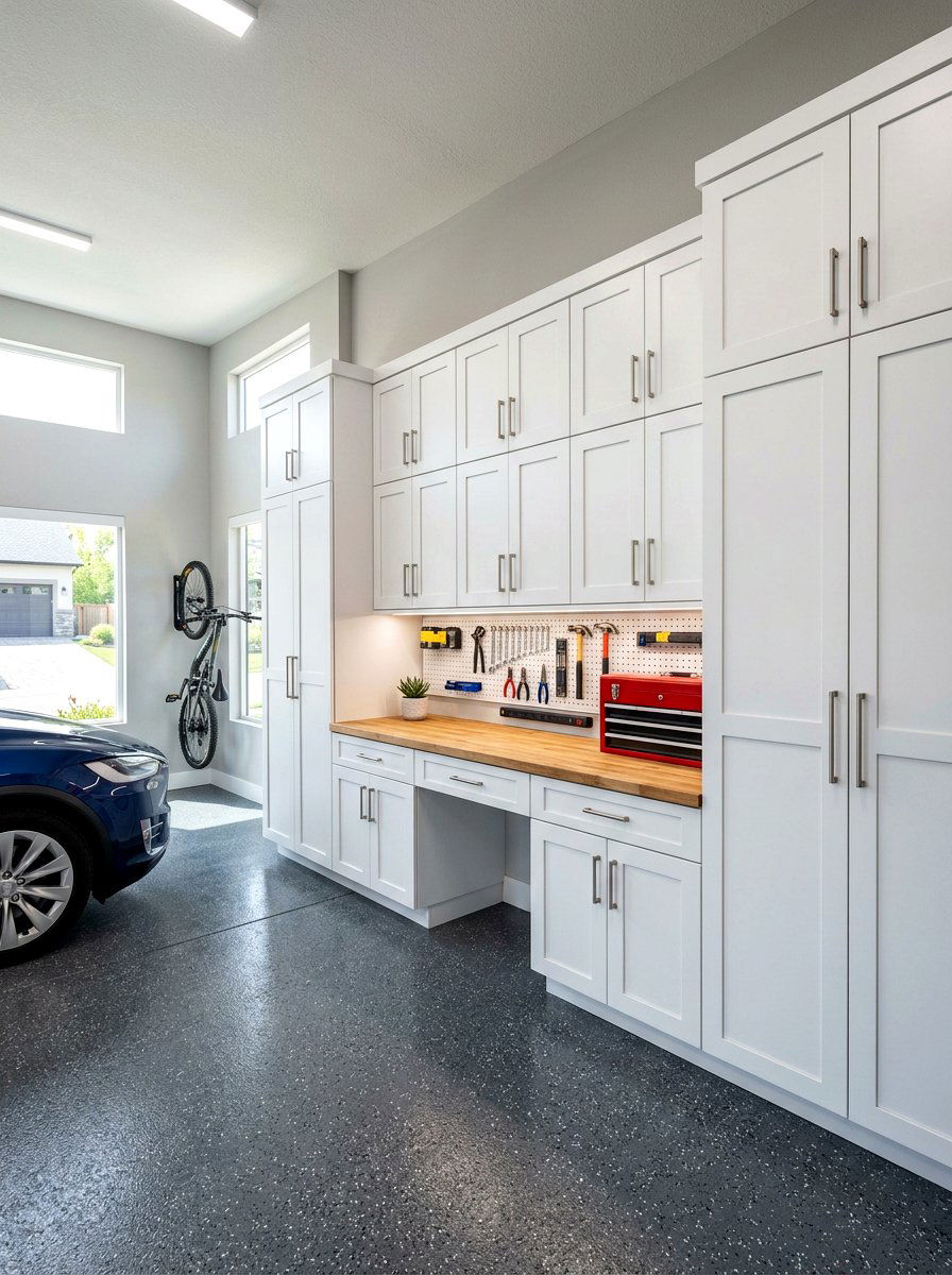Custom Garage Cabinet - 30 small garage ideas