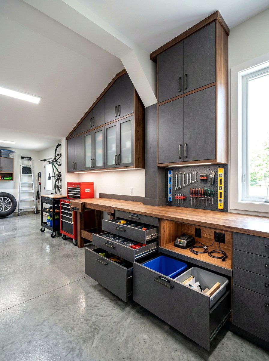 Custom Garage Cabinet - 30 garage cabinet ideas