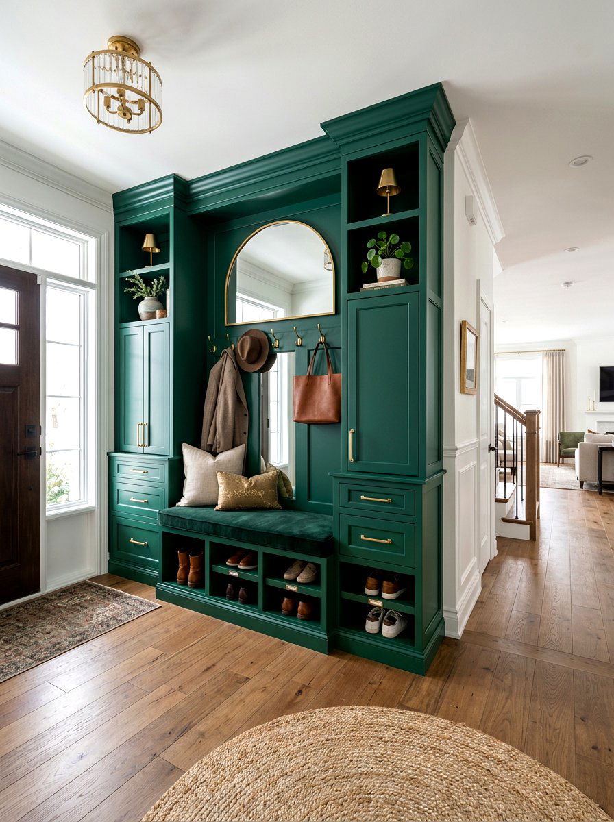 Custom Mudroom Cabinetry - 30 drop zone cabinet ideas