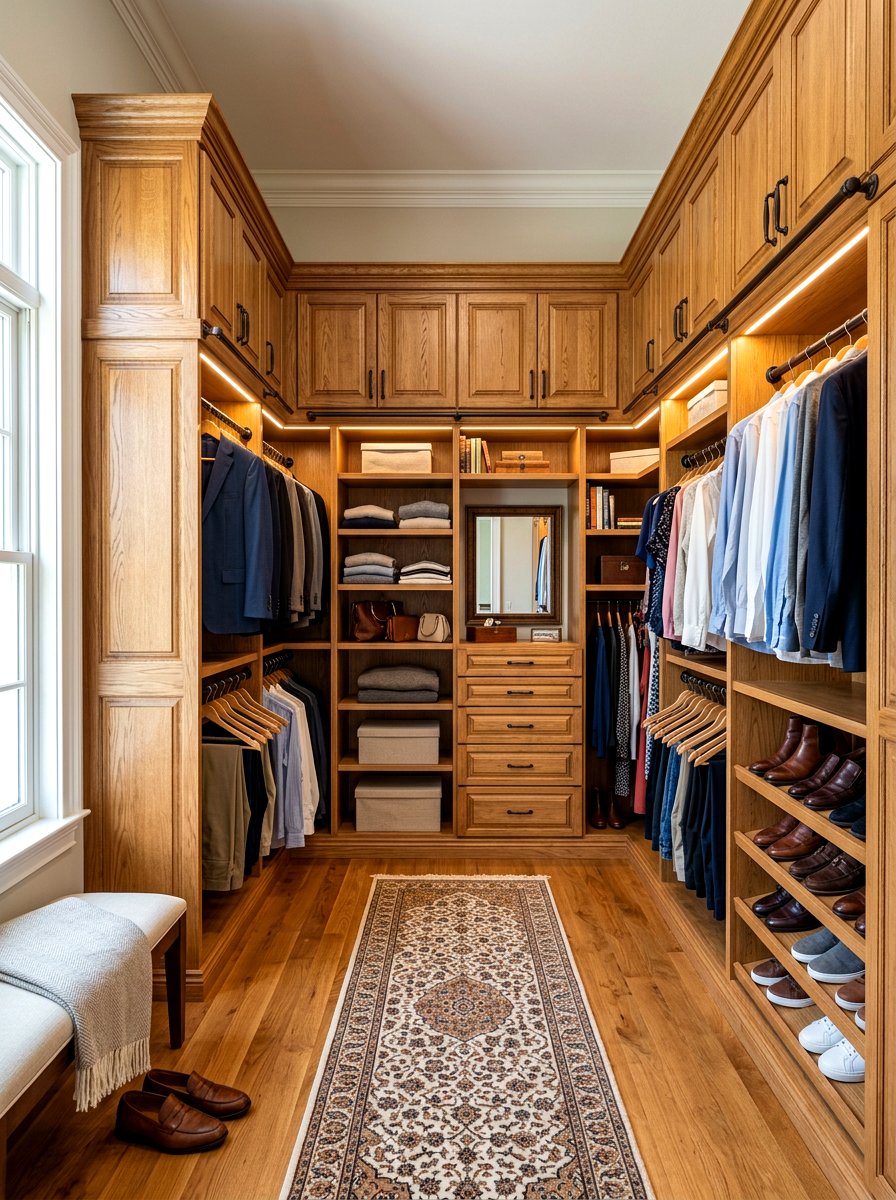 Custom Wood Closet - 30 kids closet ideas