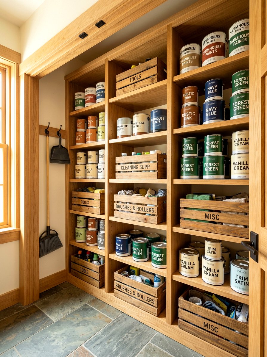 Custom Wood Shelves - 30 utility closet shelving ideas