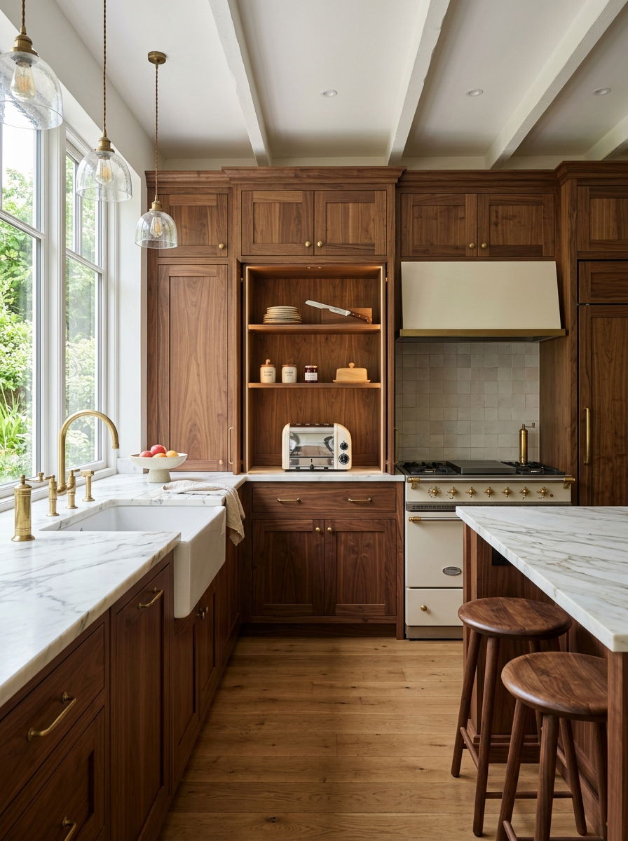Custom built toaster cabinet - 30 hidden toaster garage ideas aesthetic