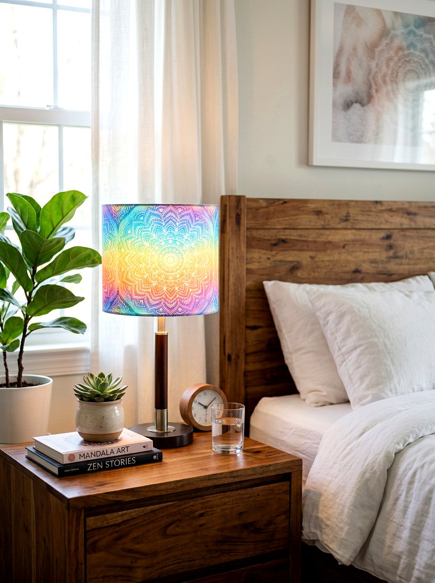 Custom coloring lampshade - 30 plus coloring home decor ideas