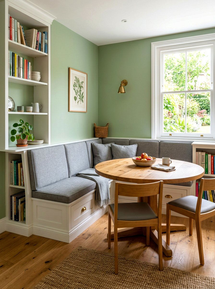 Custom corner bench - 30 breakfast room bench ideas