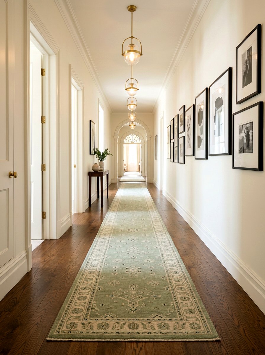 Custom length hallway rug - 30 narrow hallway runner ideas