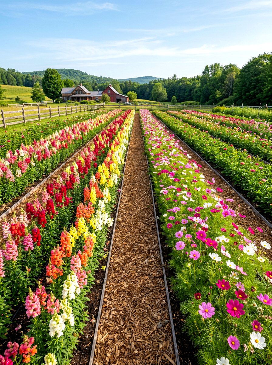 Cut Flower Garden Layout - 30 backyard cutting garden ideas