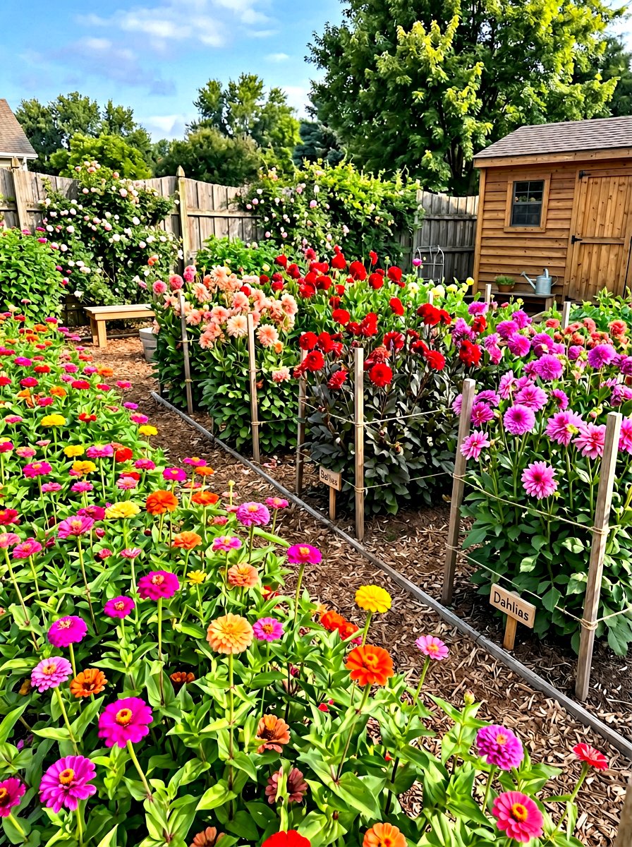 Cutting Garden - 30 flower garden ideas