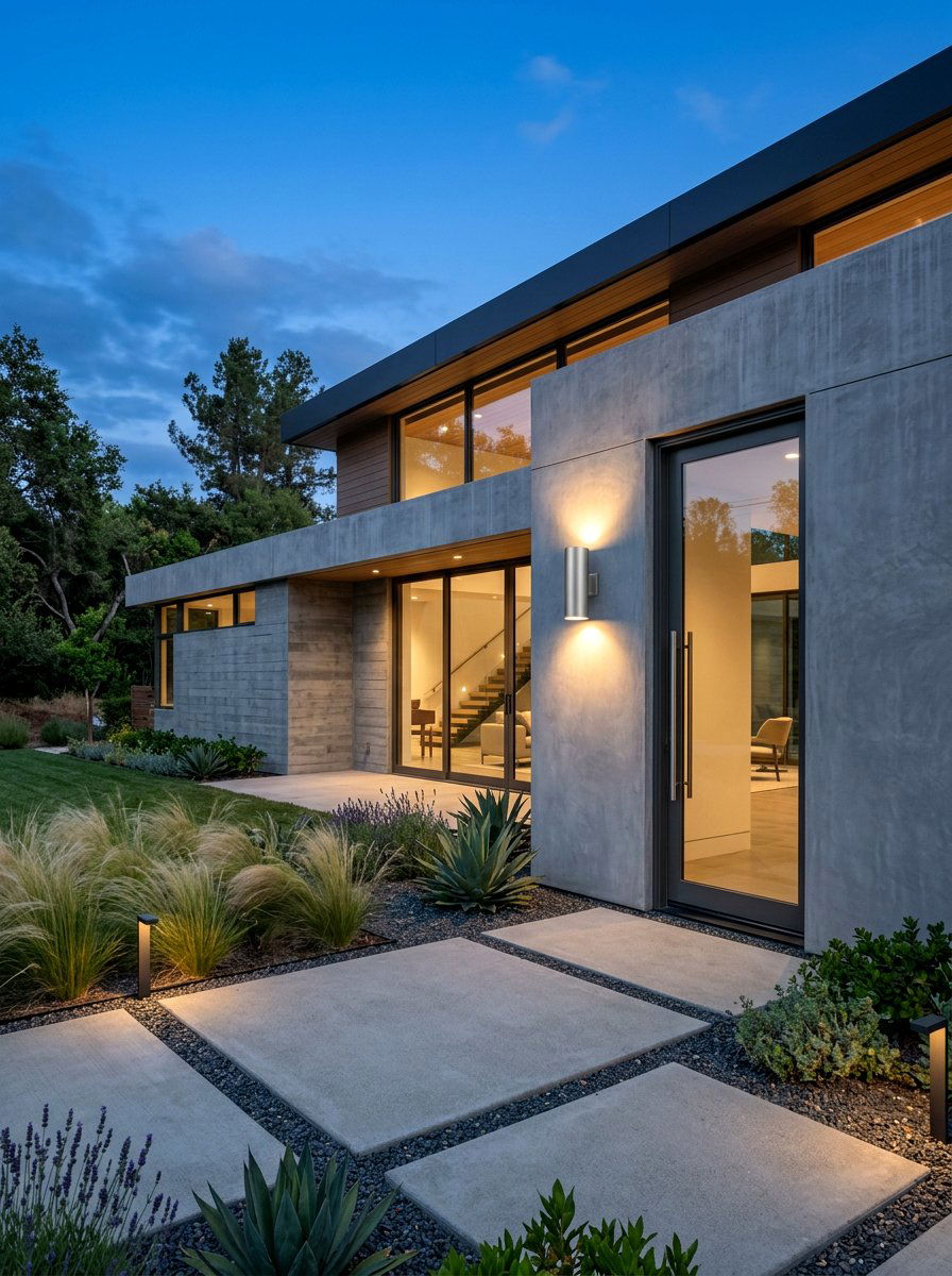 Cylinder Outdoor Wall Light - 30 front porch lighting ideas