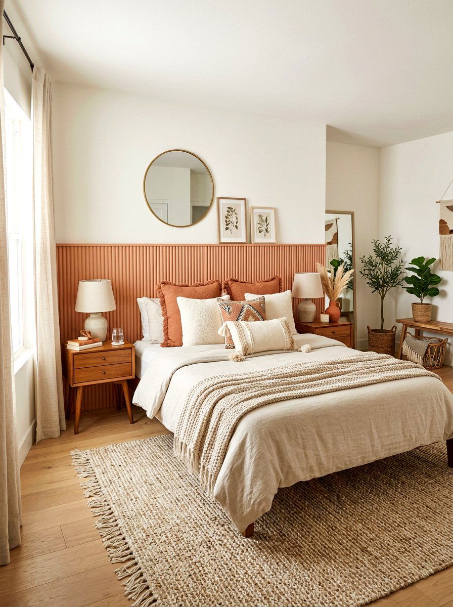 DIY Fluted Headboard - 30 fluted headboard ideas